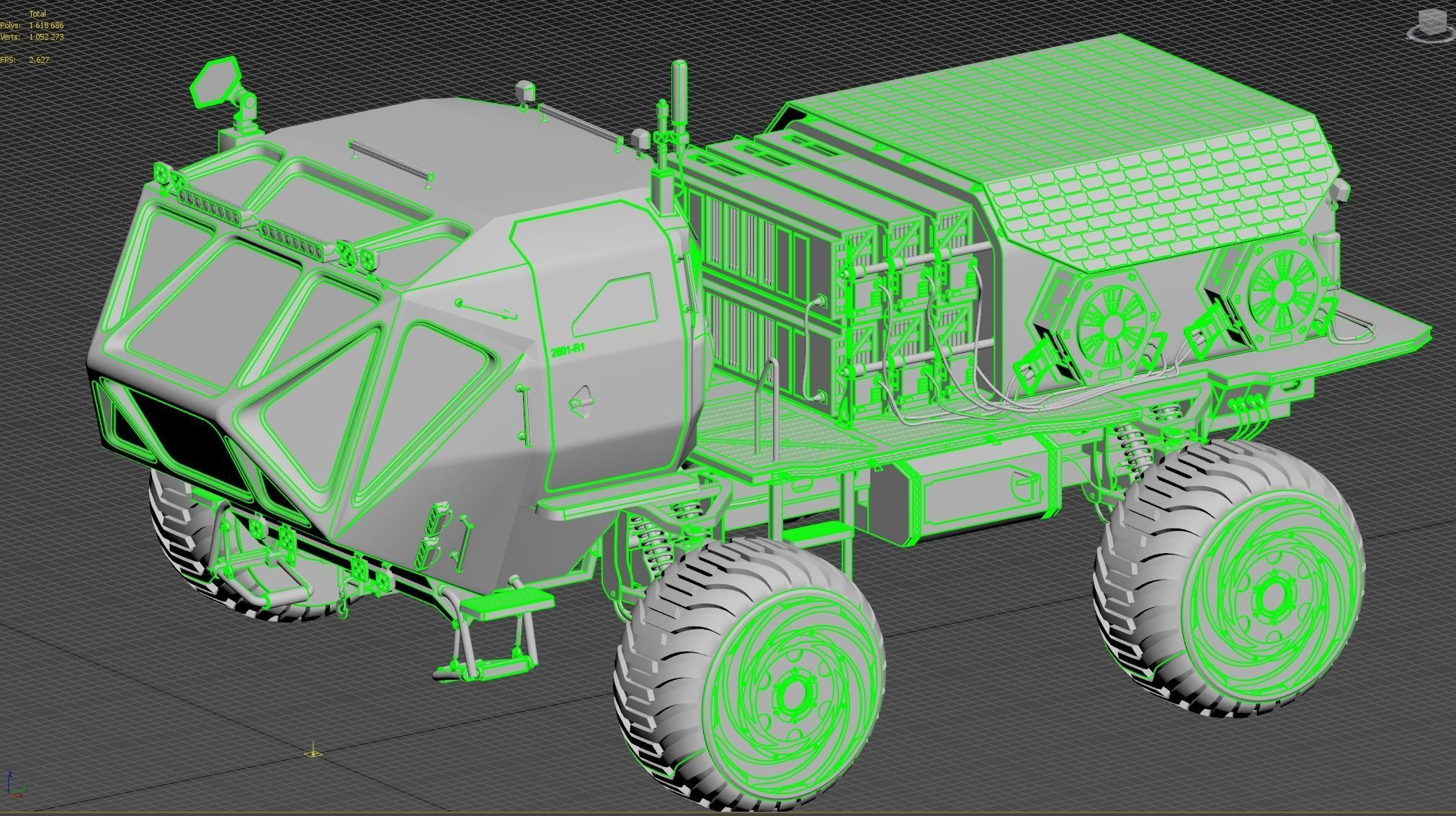 Marsohod Rover 3D model_36