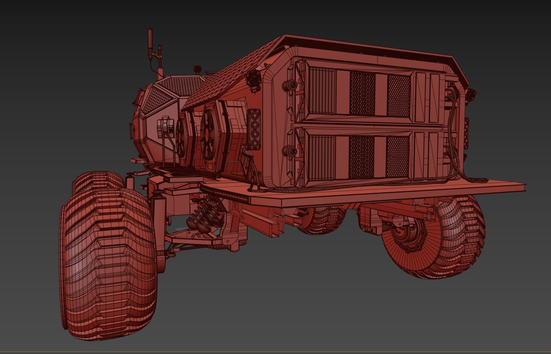 Marsohod Rover 3D model_32
