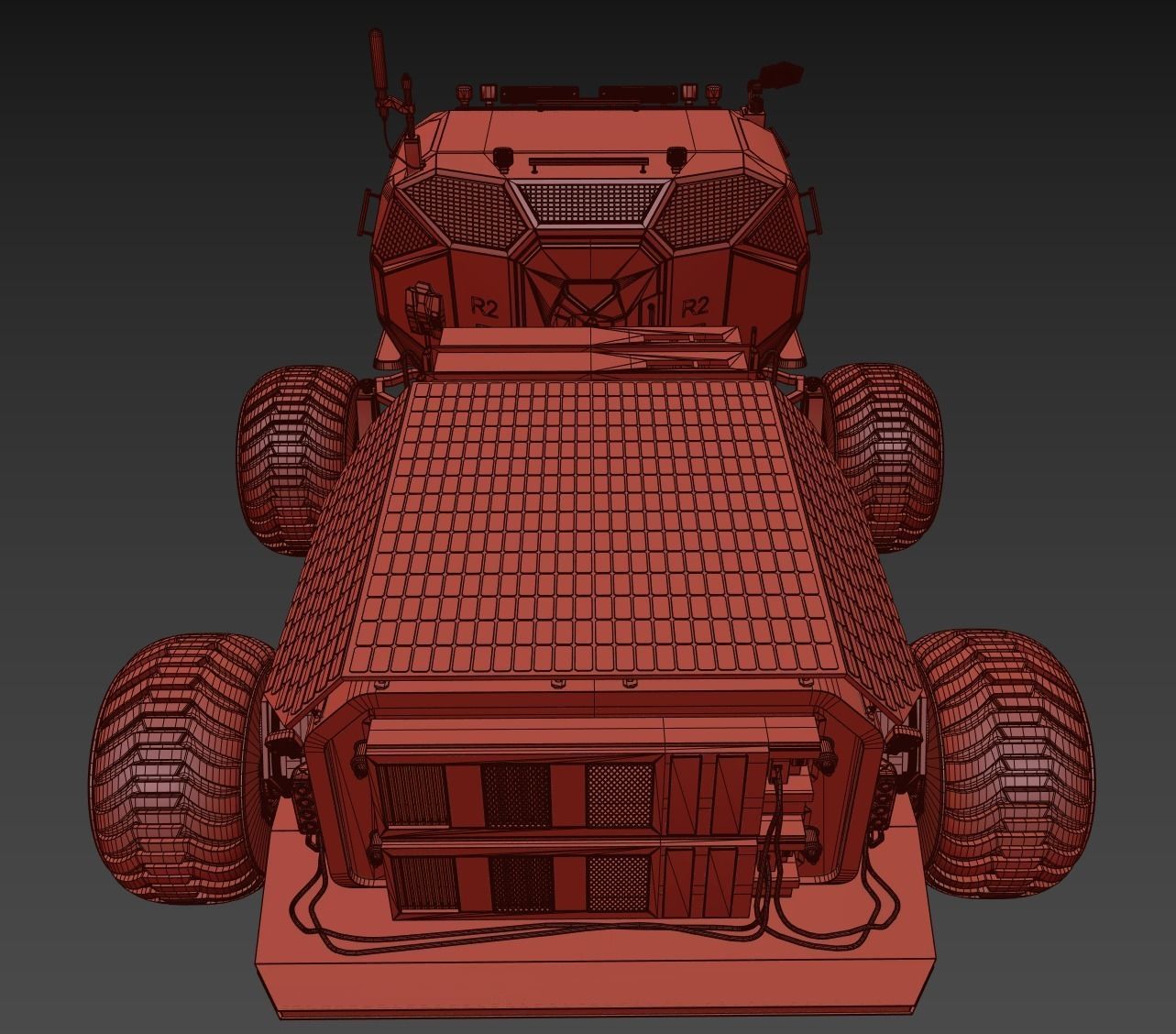 Marsohod Rover 3D model_34