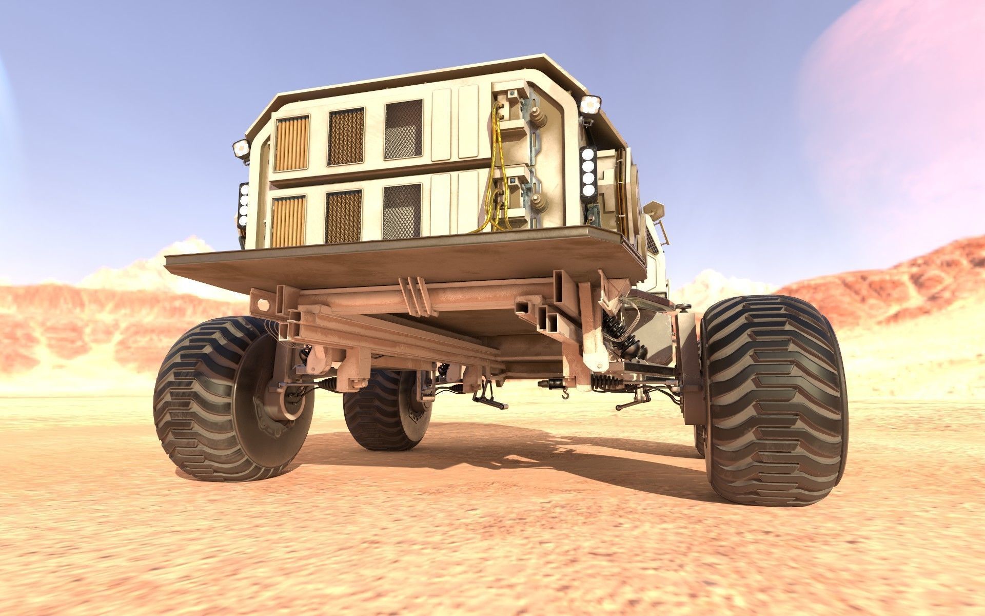 Marsohod Rover 3D model_24