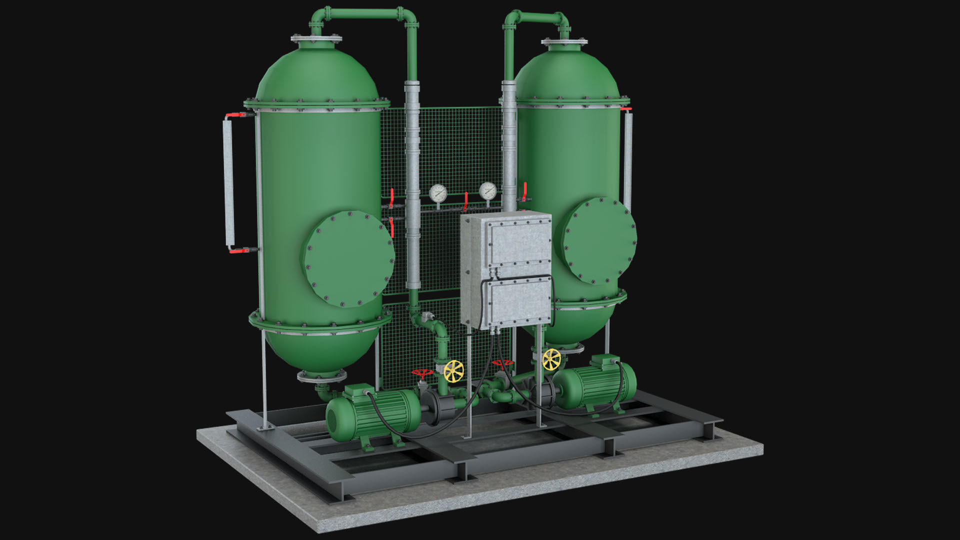 Industrial Part 1 3D model_1