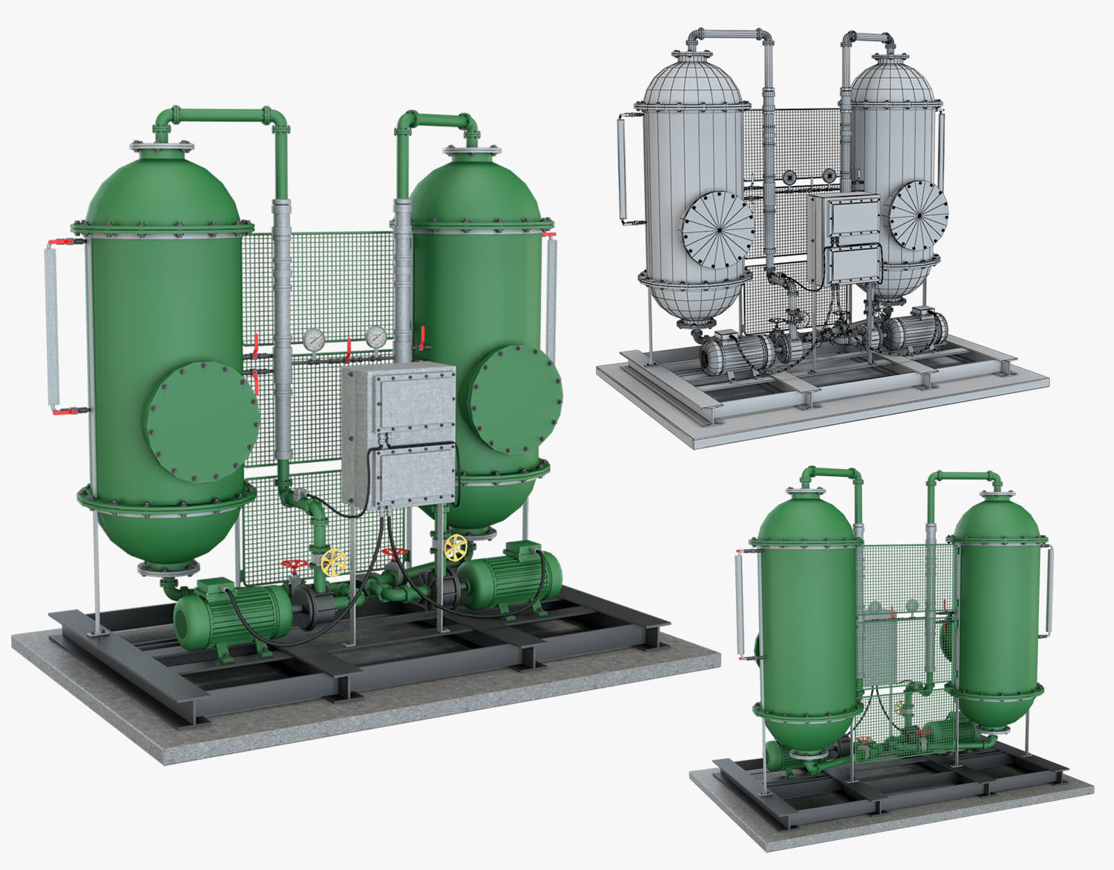 Industrial Part 1 3D model_2