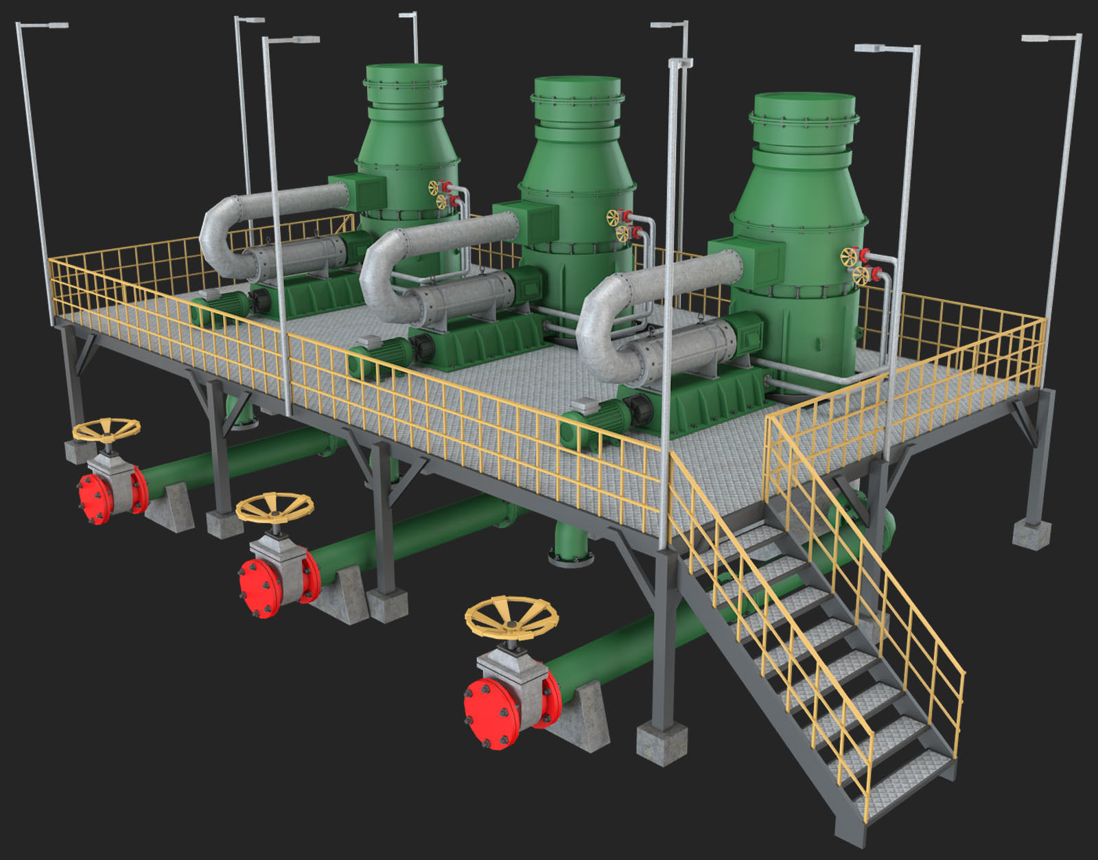 Industrial Part 2 3D model_1