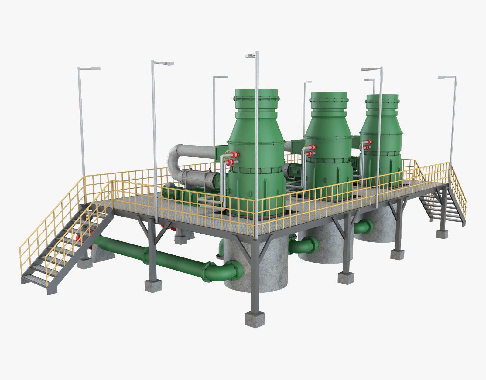 Industrial Part 2 3D model_4