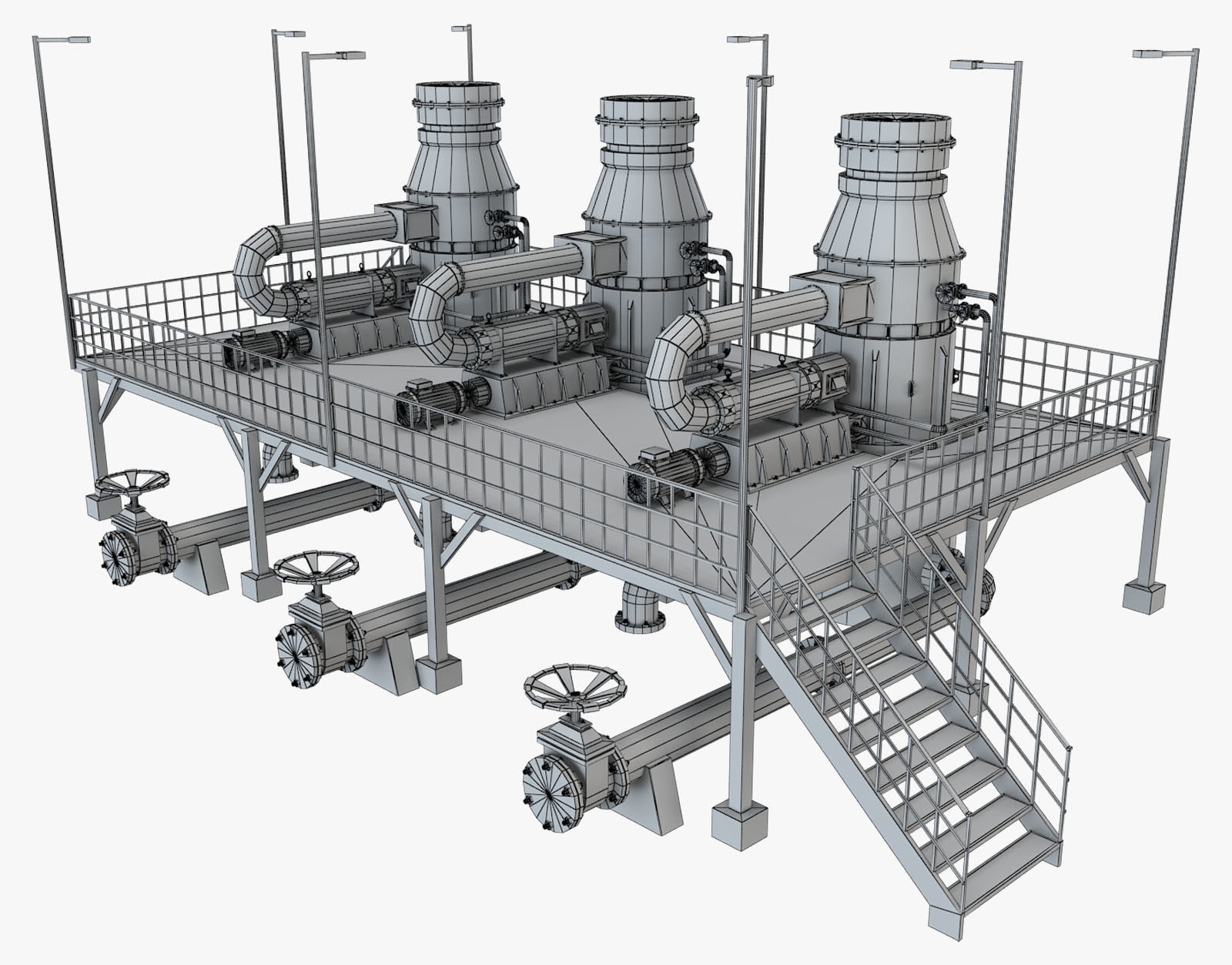 Industrial Part 2 3D model_8