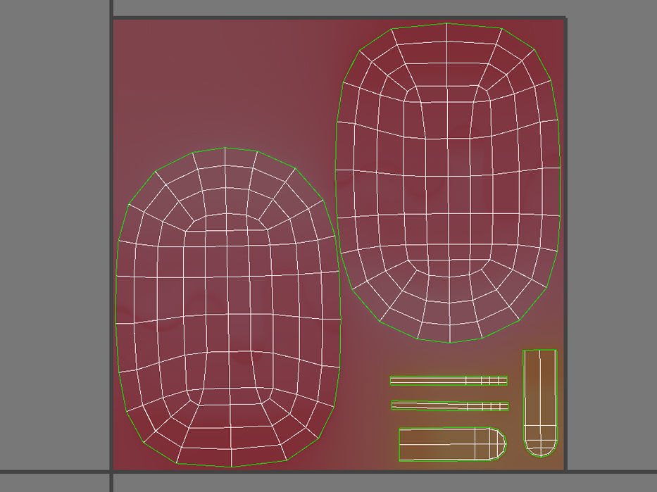 Ice Cream on a Stick Low-poly 3D model_16