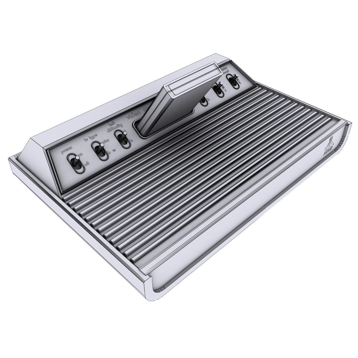 Atari 2600 VCS 3D model_9