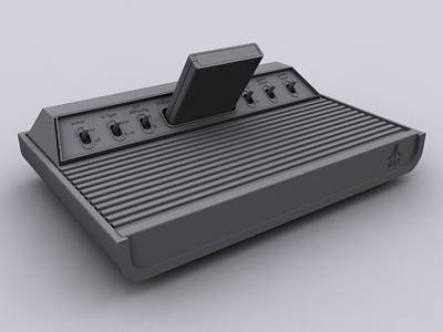 Atari 2600 VCS 3D model_8
