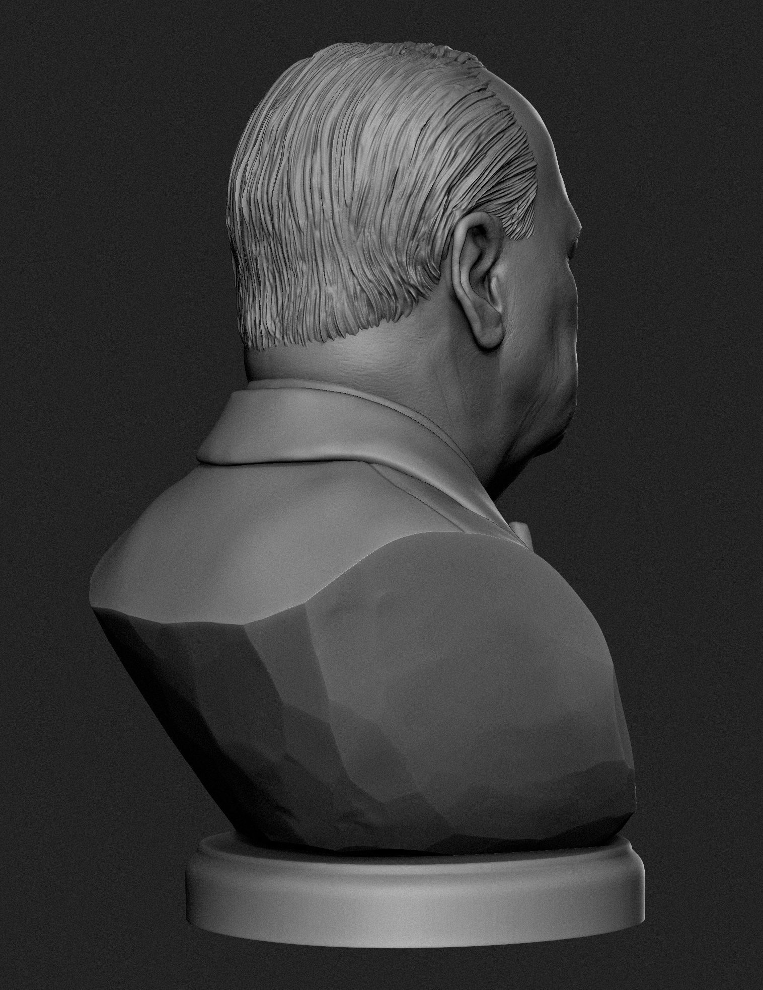Winston Churchill 3D print model_8