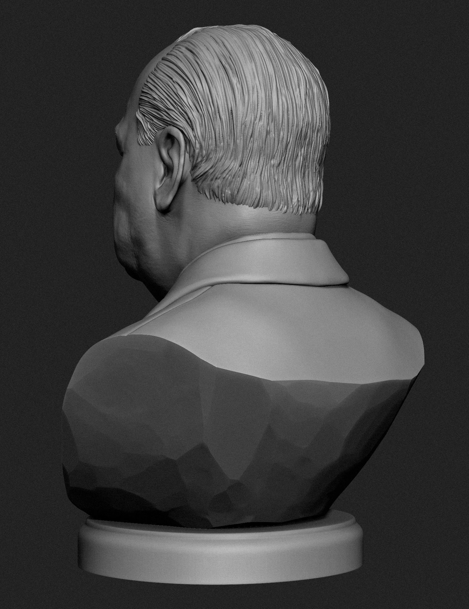 Winston Churchill 3D print model_7