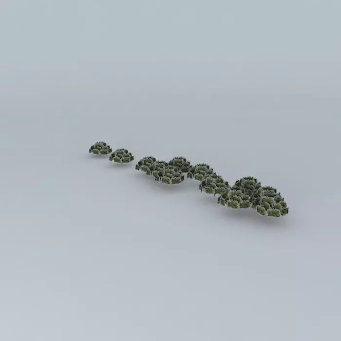 TREES IN AV RIO BRANCO Free 3D model