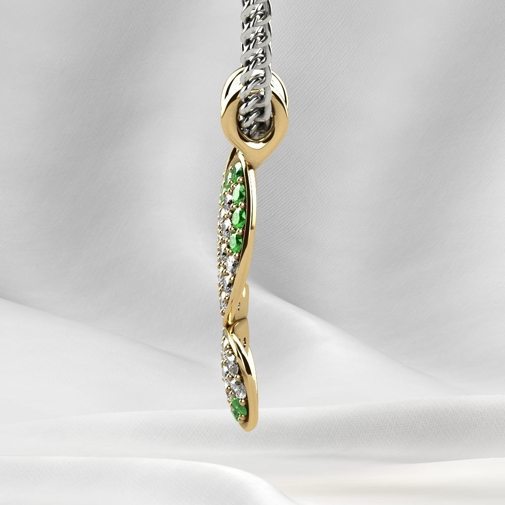 Butterfly Gold Pendant 3D print model_16