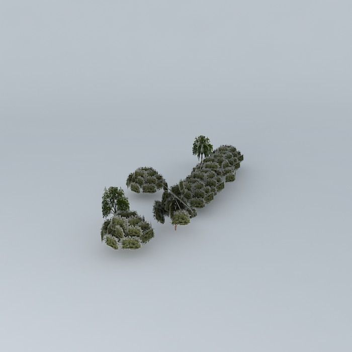 Trees street sao paulo Free 3D model_1