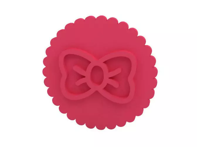 Cookie stamp - Stamp 3D print model_0