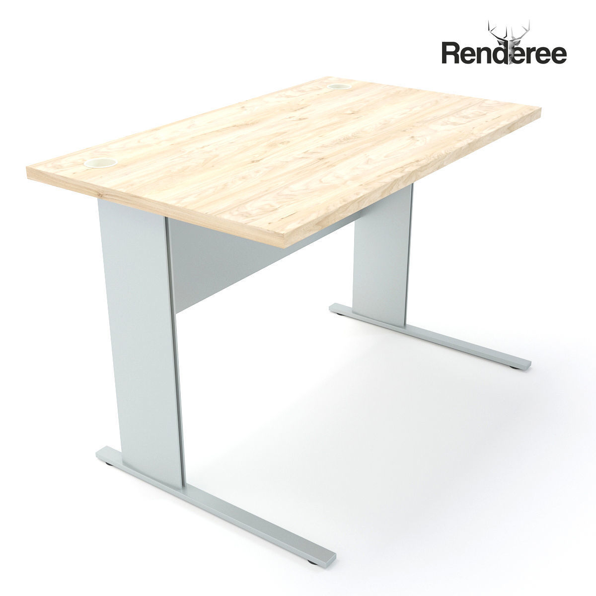 Office Desk 12 3D model_1