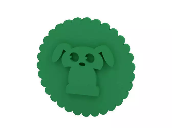Cookie stamp - Stamp 3D print model_0