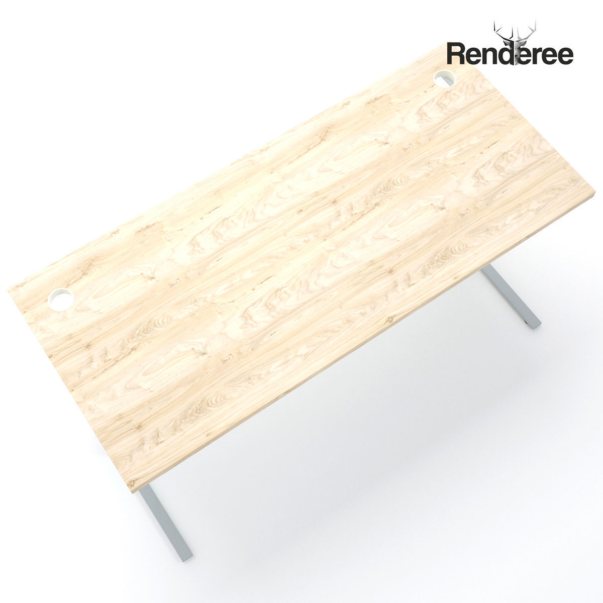 Office Desk 14 3D model_3