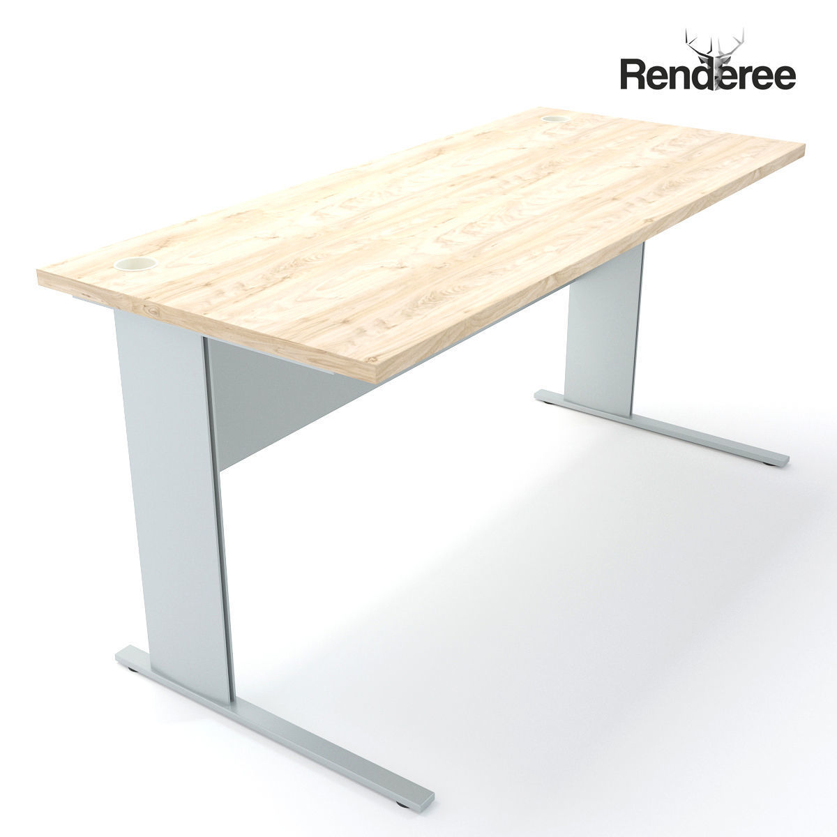 Office Desk 14 3D model_1
