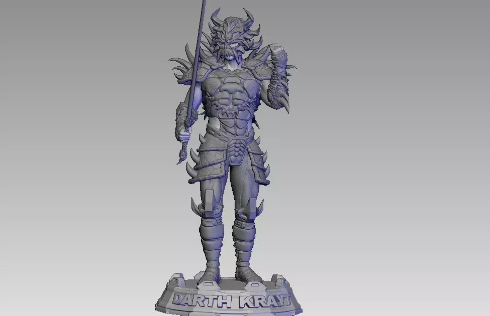 Darth Krayt standing pose 3D print model_0