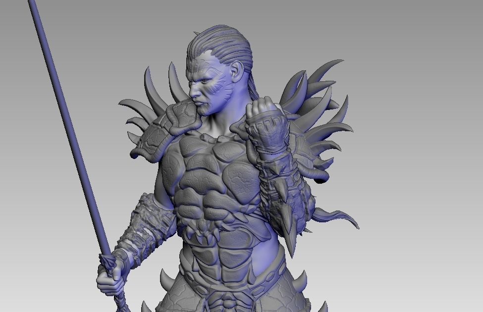 Darth Krayt standing pose 3D print model_6