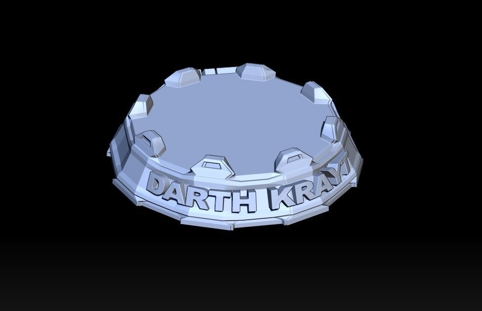 Darth Krayt standing pose 3D print model_9