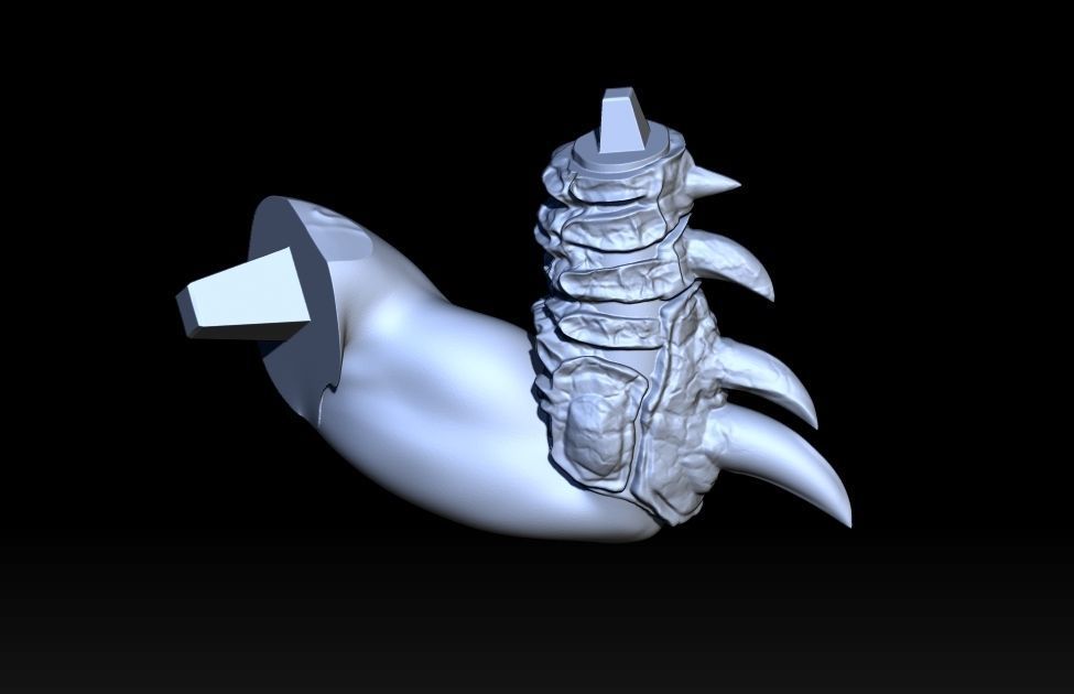 Darth Krayt standing pose 3D print model_11