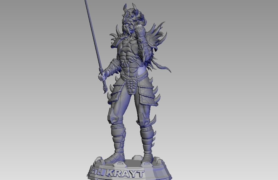 Darth Krayt standing pose 3D print model_1