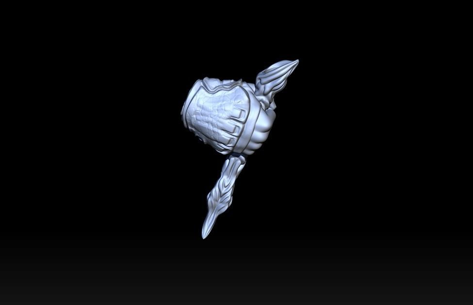 Darth Krayt standing pose 3D print model_18