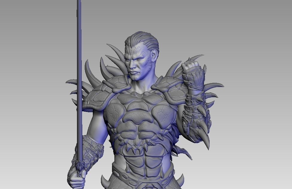 Darth Krayt standing pose 3D print model_5