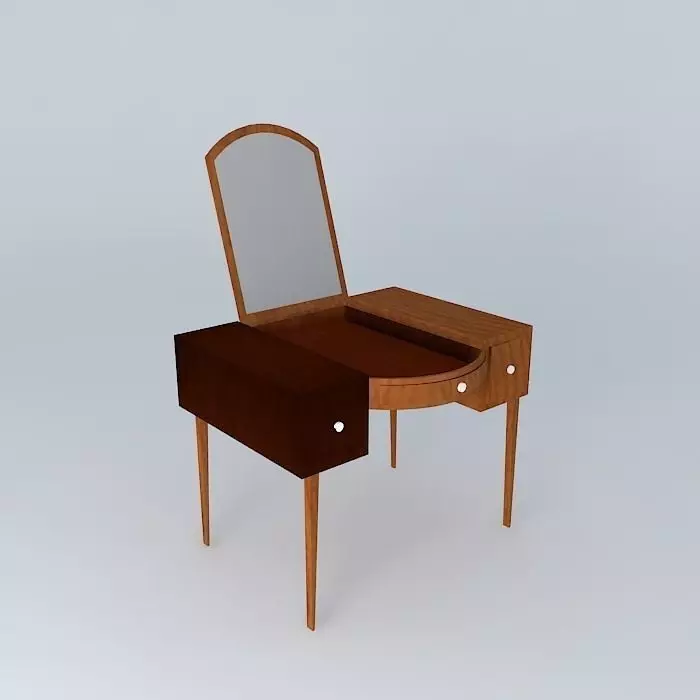 classical model - poudreuse 3D Free 3D model