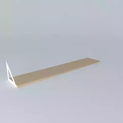 shelve 3D model shelf