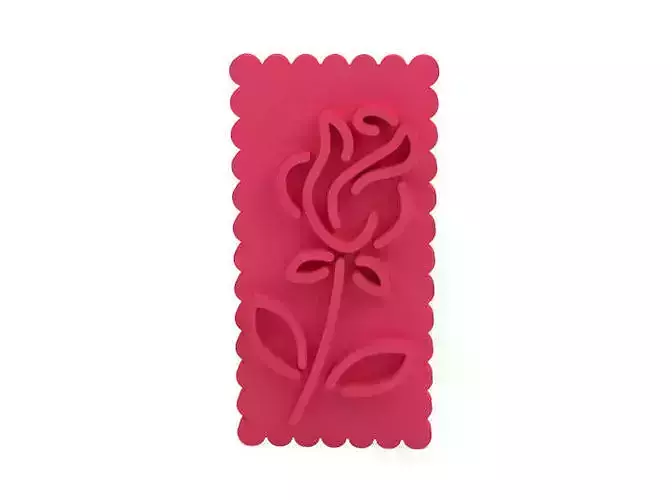 Cookie stamp - Stamp 3D print model