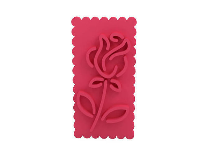 Cookie stamp - Stamp 3D print model