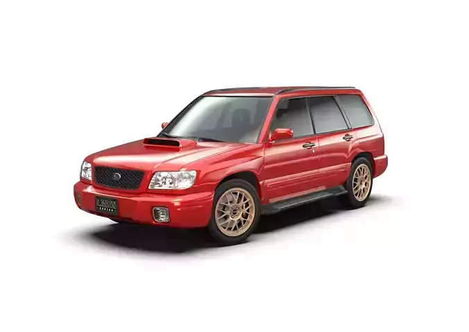 Subaru Forester SF5 S-turbo 2000-2002 3D model 3D model