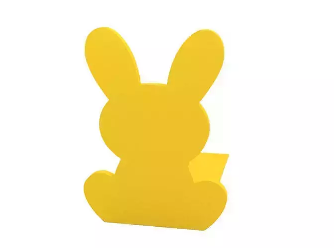 Bookend bunny shelf holder