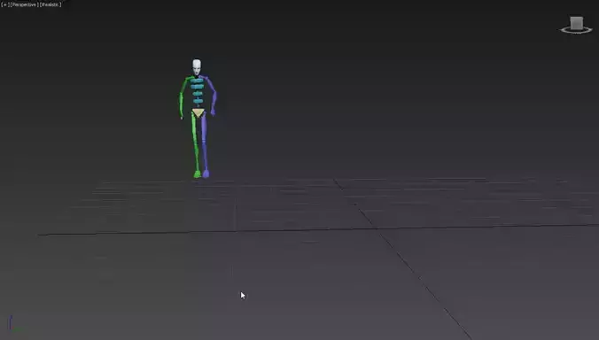 Parkour jump and running 2 3D model