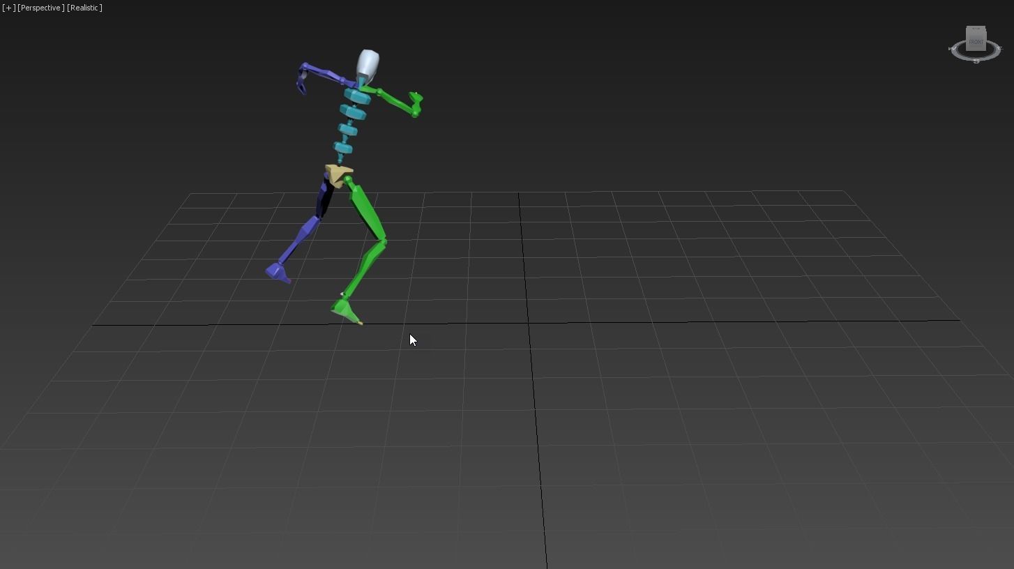 Parkour jump and running 3 3D model_3