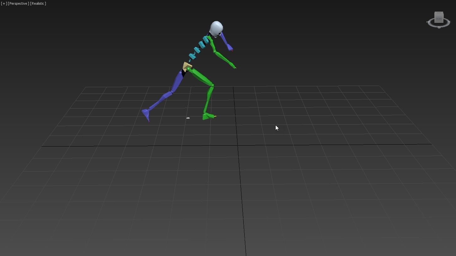 Parkour jump and running 3 3D model_4