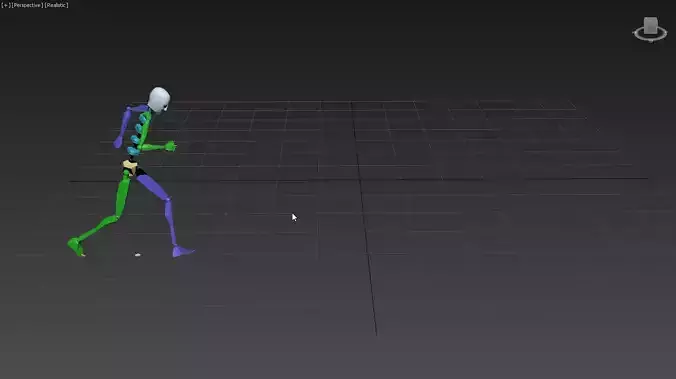 Parkour jump and running 3 3D model