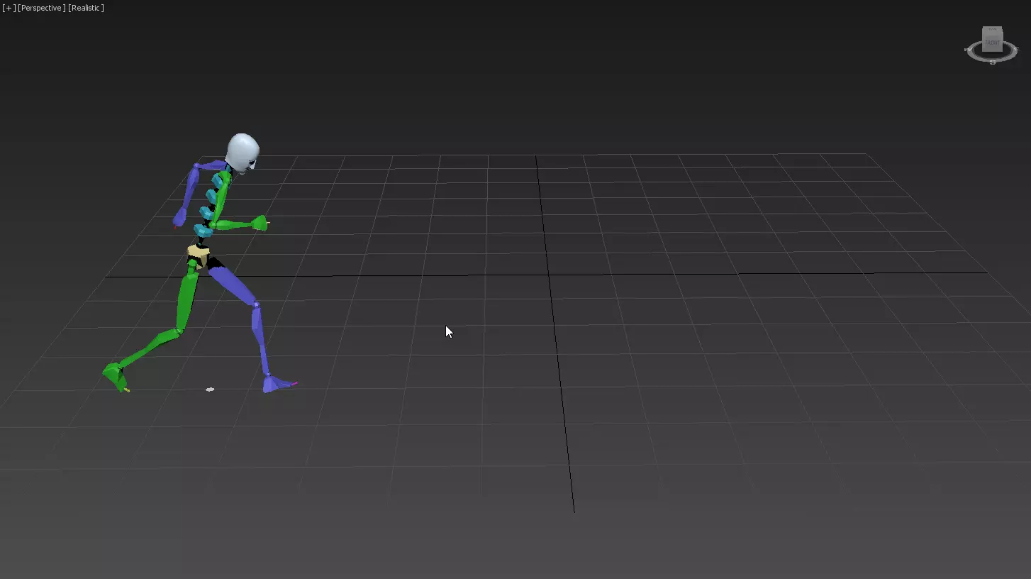 Parkour jump and running 3 3D model_0