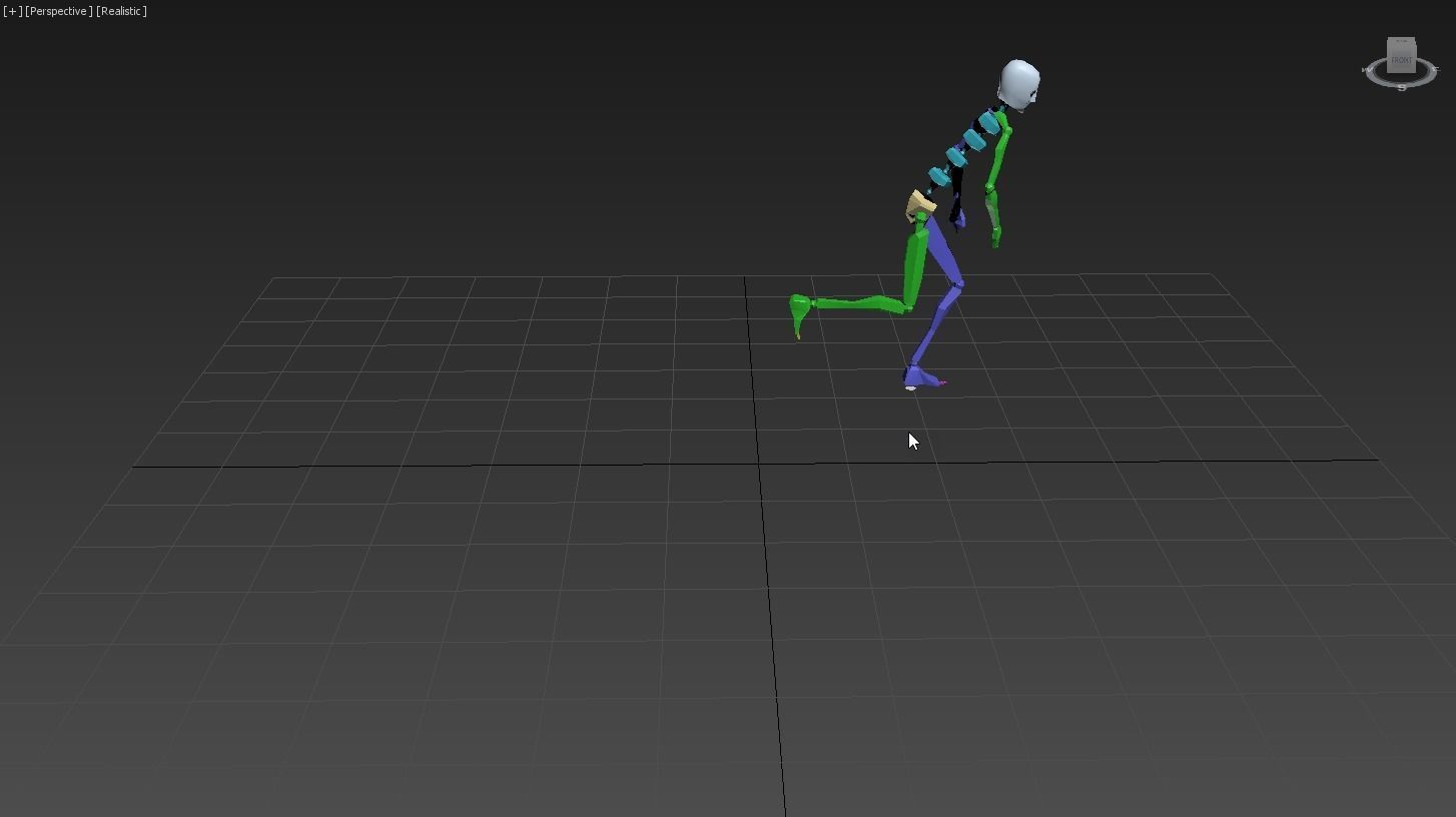 Parkour jump and running 3 3D model_5