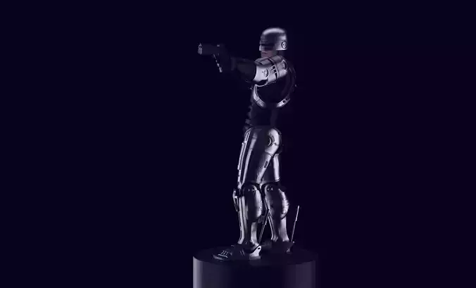 Robocop 3D model figure