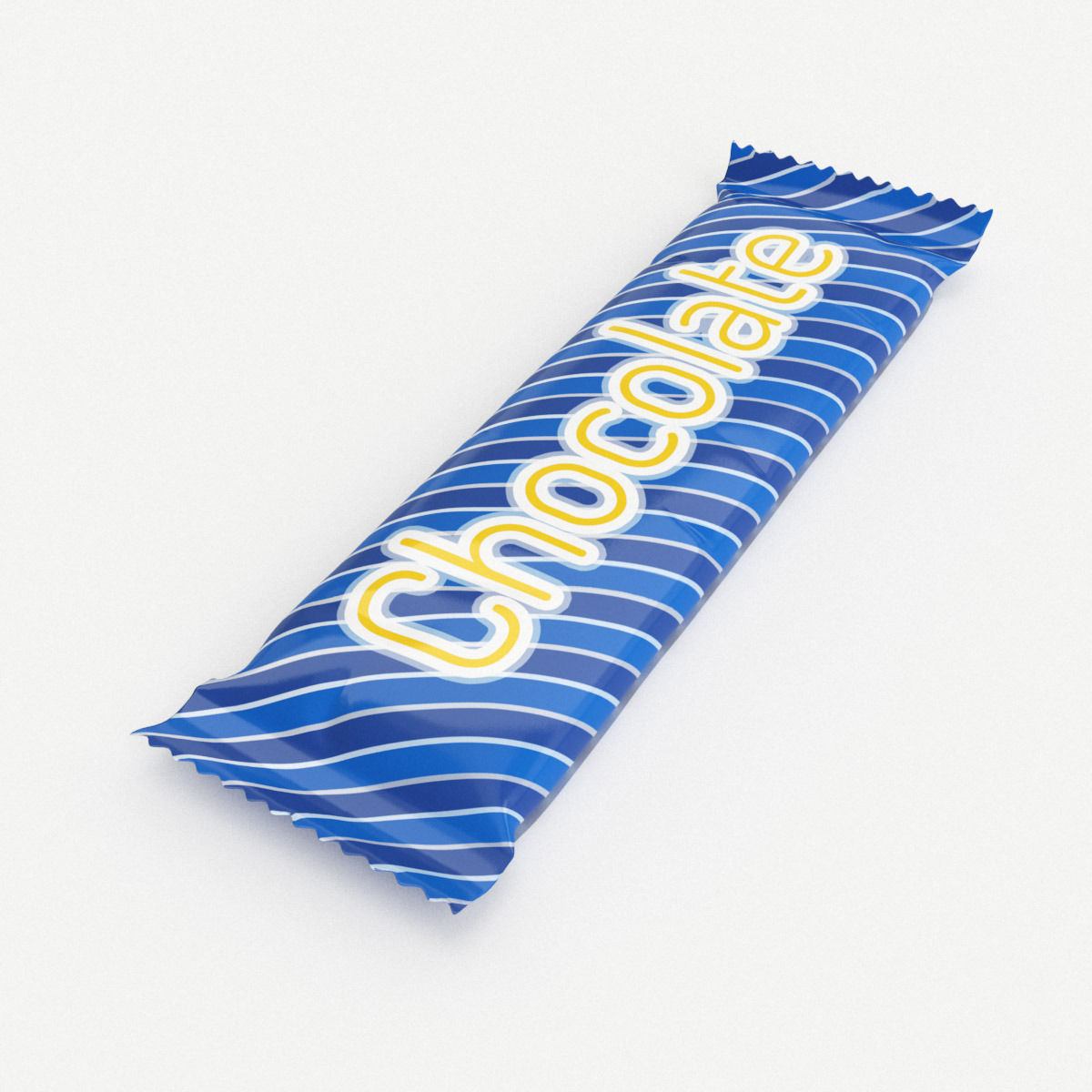 Chocolate Bar 3D model_4