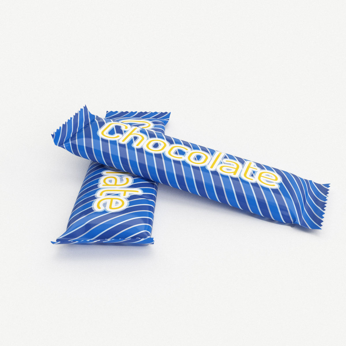 Chocolate Bar 3D model_1