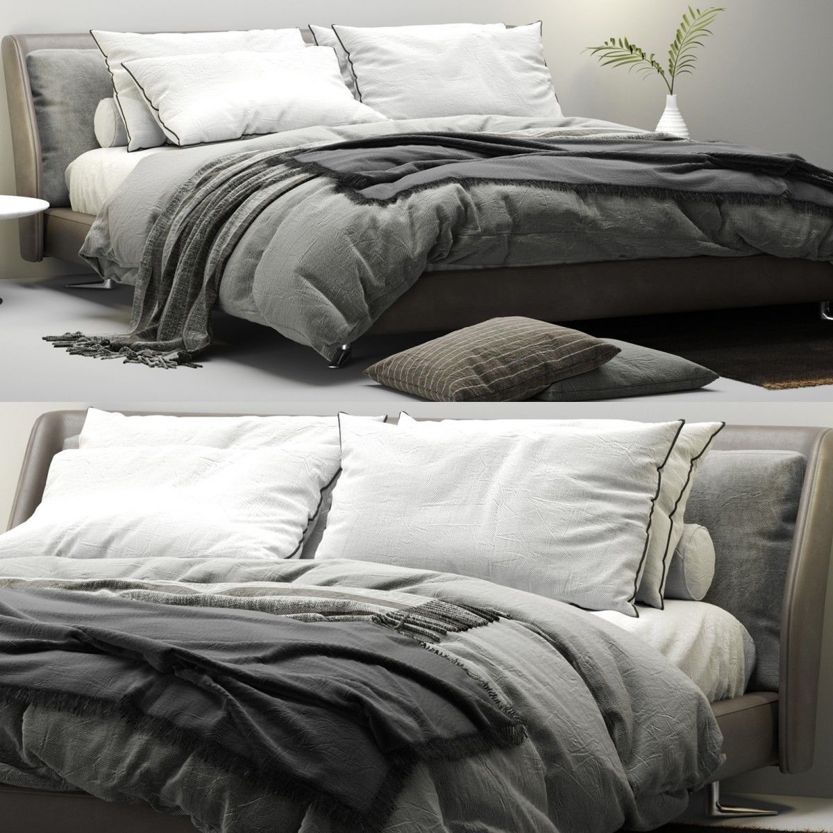 Bed Spencer 3D model_1