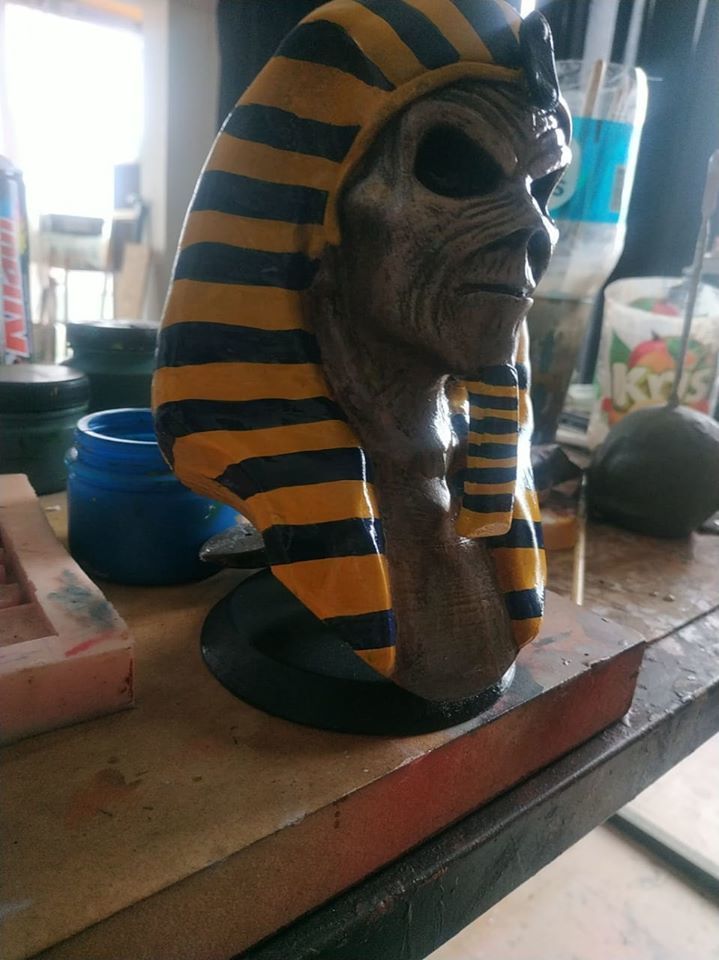 Eddie The Head  Pharaoh version 3D print model_3