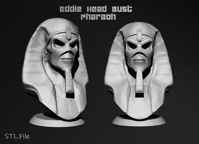 Eddie The Head  Pharaoh version 3D print model