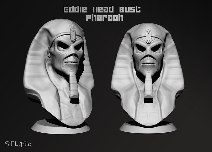 Eddie The Head  Pharaoh version 3D print model