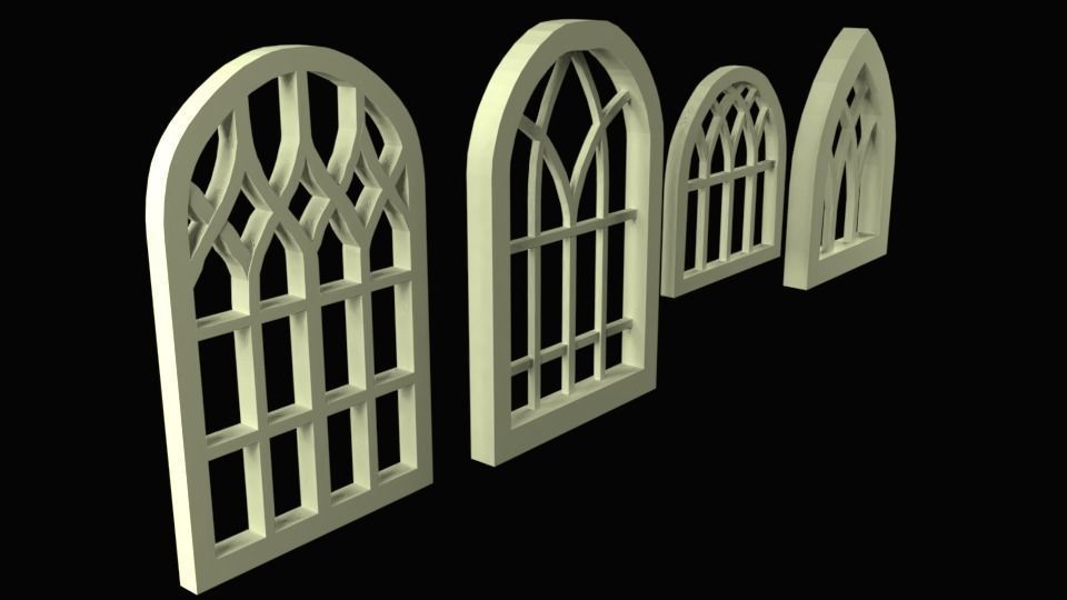 Frame Windows Pack Free 3D model_3