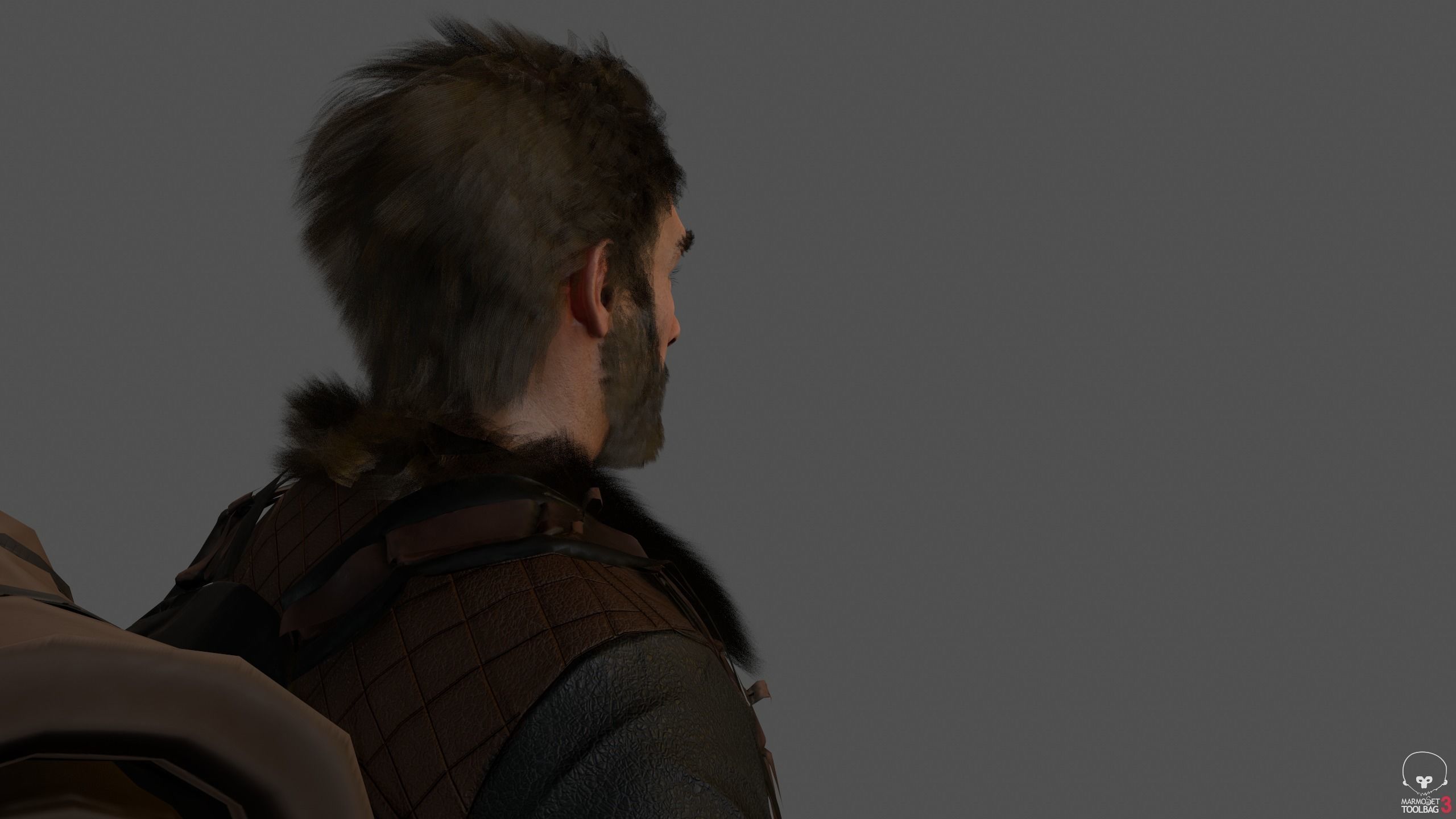 Camper Character Low-poly 3D model_5